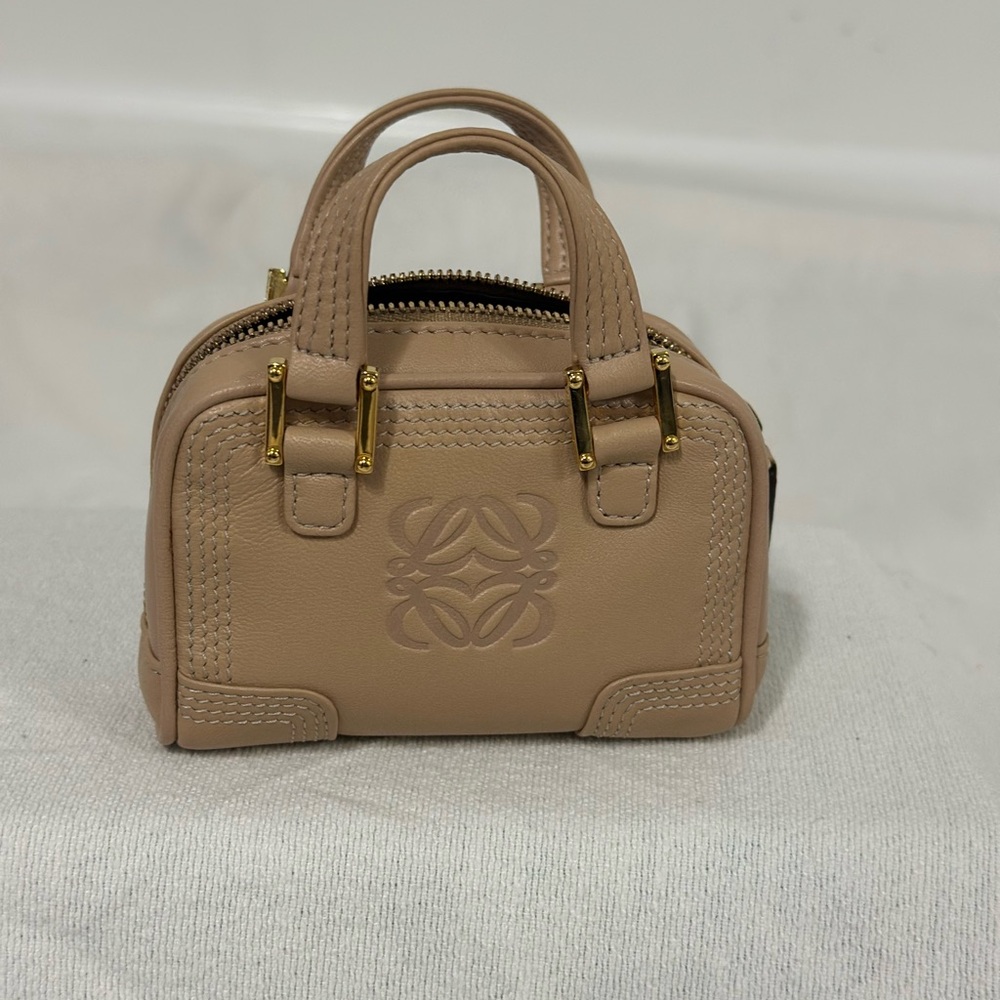 Loewe Tan Mini Bag with Gold Details - Picture 3 of 10